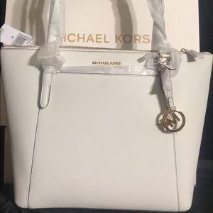 White Michael Kors purse